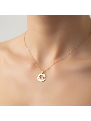 TabiTela 14 ayar altın kolye ucu C&R GM10743 0.5 gr