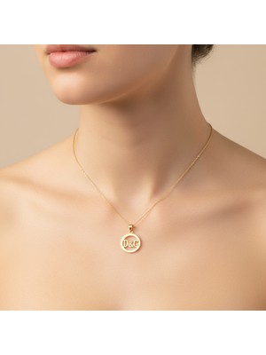 TabiTela 8 ayar altın kolye ucu D&G GM10885 1 gr