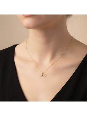 TabiTela 8 ayar altın kolye ucu C&R GM10744 0.5 gr