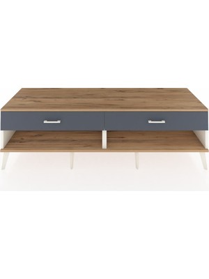 Dienni Kronos Tv Ünitesi 2 Çekmeceli  176X59X51 Aytaşı-Çam/antrasit