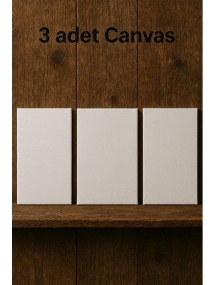 O&S 3lü Tuval Seti, 40x30 Cm, Tual Seti, 3 Adet Resim Tüvali.
