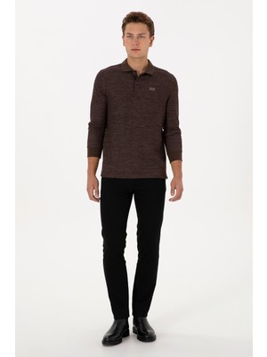 U.S. Polo Assn. Erkek Siyah Slim Fit Kanvas / Chino Pantolon 50308762-VR046