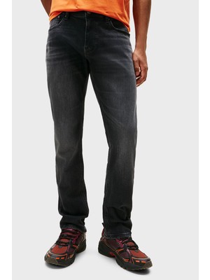 Tommy Jeans Pamuklu Slim Fit Normal Bel Daralan Paça Jeans Erkek Kot Pantolon DM0DM22455 1bz