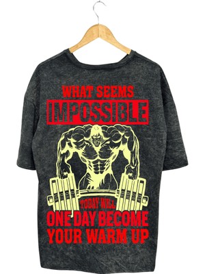 Tomris Dtg Baskı Path Of Power T-Shirt