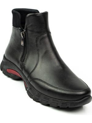 Babalı 10156 Mym Siyah Deri Kadın Bot