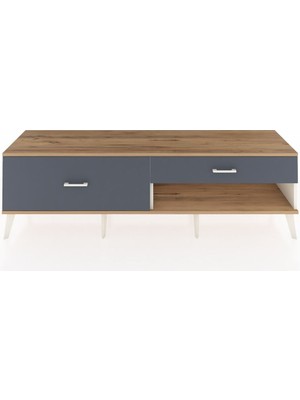 Dienni Hyperion Tv Ünitesi 2 Çekmeceli  176X44X51 Aytaşı-Çam/antrasit