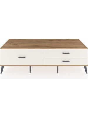 Dienni Kronos Tv Ünitesi 3 Çekmeceli  176X59X51 Antrasit-Çam/aytaşı