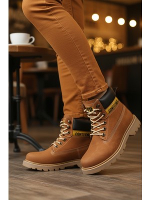 Conteyner Tarçın Nubuk Soğuğa Dirençli Kaymaz Unisex Bot 922 G