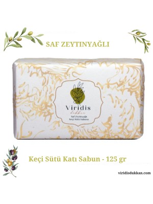 Viridis Dükkan 🫧 Saf Zeytinyağlı Keçi Sütlü Katı Sabun