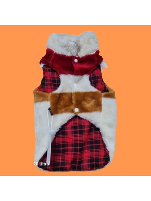 Zeyşil Peluş Köpek Yeleği