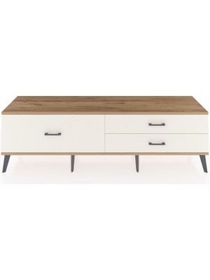 Dienni Hyperion Tv Ünitesi 3 Çekmeceli  176X44X51 Antrasit-Çam/aytaşı