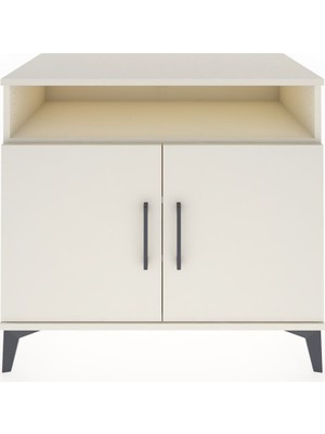 Dienni Hyperion Şifonyer 3 Raflı 2 Kapaklı 88X44X80 Aytaşı-Aytaşı