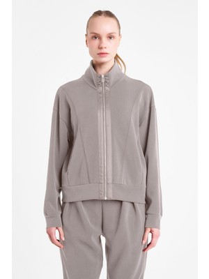 Lescon Kadın Fermuarlı Sweatshirt 25N-2101
