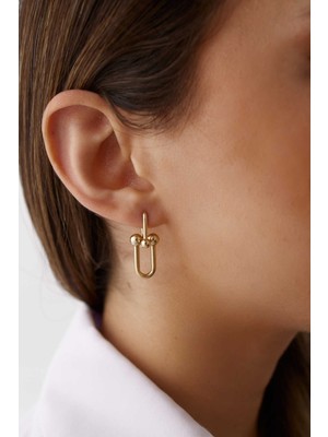 Aurrari Altın Kaplama Tiffany Sallantılı Küpe