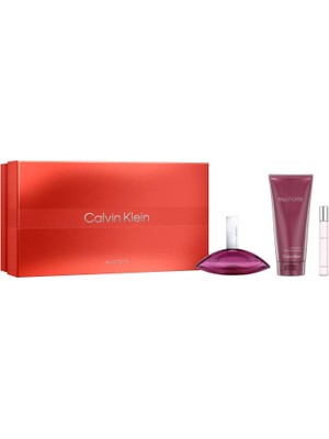 Calvin Klein Euphoria Kadın EDP 100 ml Aromatik Çiçeksi Koku Seti 3 Parça