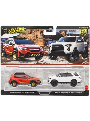 Hot Wheels Car Culture 2’li Set – Subaru Crosstrek & 2018 Toyota 4runner Premium Diecast