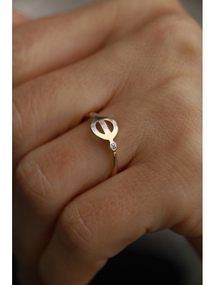 Yenigün Kuyumculuk 14 Ayar Altın Büyük Vida Obje Yüzük