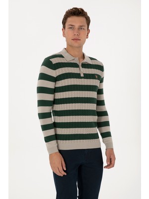 U.s. Polo Assn. Erkek Taş Melanj Kazak /triko 50308354-VR225