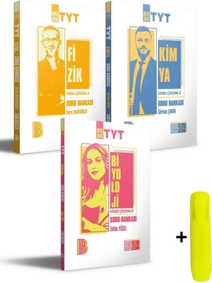 2026 Tyt Fizik Kimya Biyoloji Video Çözümlü Soru Bankası Seti Benim Hocam Yayınları