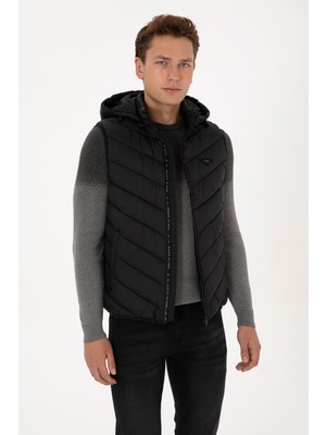 U.s. Polo Assn. Erkek Siyah Yelek (Dokuma) 50310038-VR046