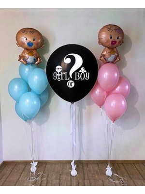 Sinda Cinsiyet Belirleme Partisi Kız Mı Erkek Mi - He - She Konsept Partisi