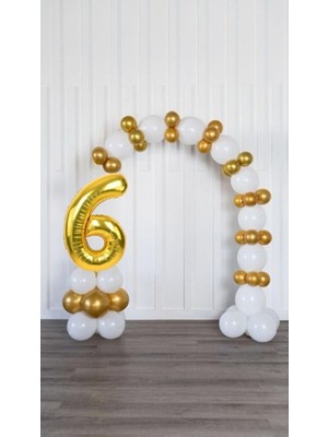 Sinda Inci Taneli Balon Demeti - Doğum Günü Kutlama Konsepti