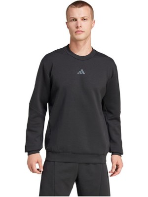 adidas Erkek  Siyah  Sweatshirt D4T CREW SWEATS JJ4642