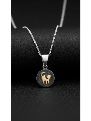Nalia Takı Üç Bacaklı Oksitli Gümüş Kolye