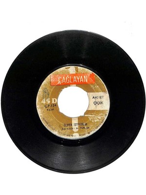 Ahmet Çiçek - Sabır Taşı   Ölmek Istiyorum Plak (106.5) PLK21220