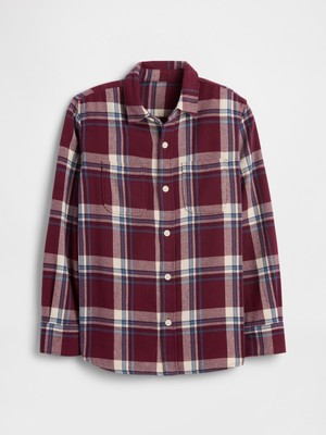 Gap Erkek Çocuk Kırmızı Flannel Gömlek