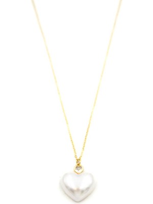 Royaleks Inci Kalp Kolye - Altın