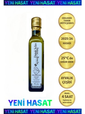 Boztepe 250 ML Yüksek Polifenollü Bebek Zeytinyağı Erken Hasat Natürel Sızma Soğuk Sıkım Filtresiz 0.3 Asit