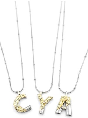 Royaleks 24'lü Harf Kolye - Gümüş