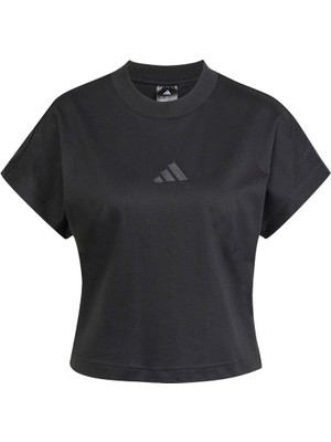 adidas Kadın  Siyah  T-shirt W ALL SZN TEE JJ1235