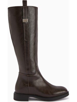 Limoya Kaisa Kahve Tokalı Kadın Çizme