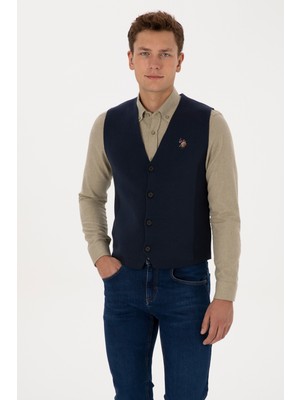 U.s. Polo Assn. Erkek Lacivert Hırka (Triko) 50308565-VR033