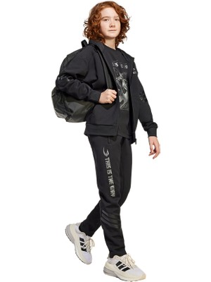 adidas Unisex Çocuk Siyah  Eşofman Altı J SW MNDO PNT JF3635