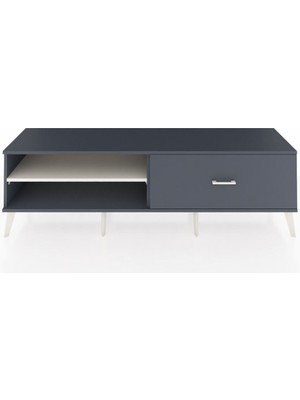 Dienni Hyperion Tv Ünitesi Tek Raflı Tek Çekmeceli  176X44X51 Antrasit-Aytaşı/antrasit