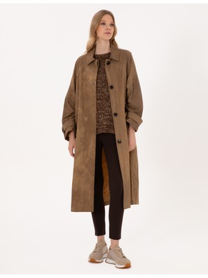 Pierre Cardin Kadın Bej Trençkot 50314049-VR011