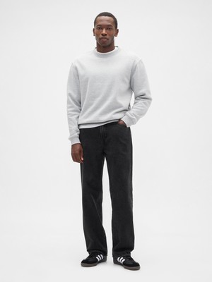 Gap Erkek Siyah Relaxed Jean Pantolon