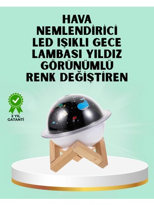 TeknoKesgin Projektör Işığı Bulunan USB Bağlantılı Mini Aromaterapi Destekli Hava Nemlendirici