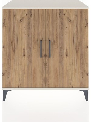 Dienni Hyperion Şifonyer 2 Raflı 2 Kapaklı 88X44X96 Aytaşı-Çam