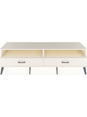 Dienni Hyperion Tv Ünitesi 2 Raflı 2 Çekmeceli  176X44X51 Aytaşı-Aytaşı/aytaşı