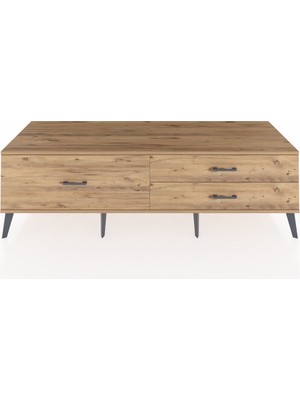 Dienni Kronos Tv Ünitesi 3 Çekmeceli  176X59X51 Çam-Çam/çam
