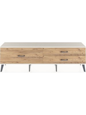 Dienni Arges Tv Ünitesi 3 Çekmeceli  176X30X51 Çam-Aytaşı/çam