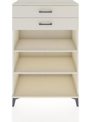 Dienni Hyperion Dolap 2 Raflı 2 Çekmeceli 88X44X134 Aytaşı-Aytaşı