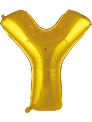 Sinda Y- Harfi Folyo Balon Gold Rengi 76 cm