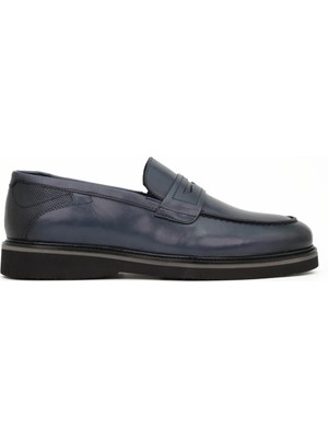 Hakiki Deri Loafer Erkek Ayakkabı Eva Taban - Tuna 4265