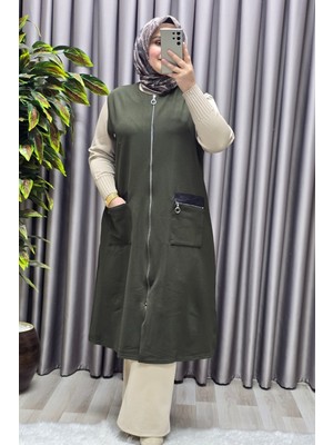 Elmas Tesettür Kadın Tesettür Giyim Büyük Beden Ottoman Yelek