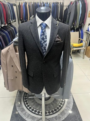 Massaro Kışlık Regular Kesim Yün  Erkek Ceketi